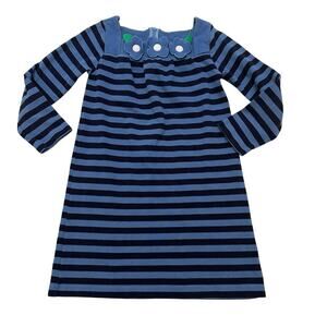 Florence Eiseman Striped Long Sleeve Dress Sz 6x